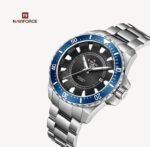 NaviForce Automatic Watch NFS1004-Silver/Blue/Black
