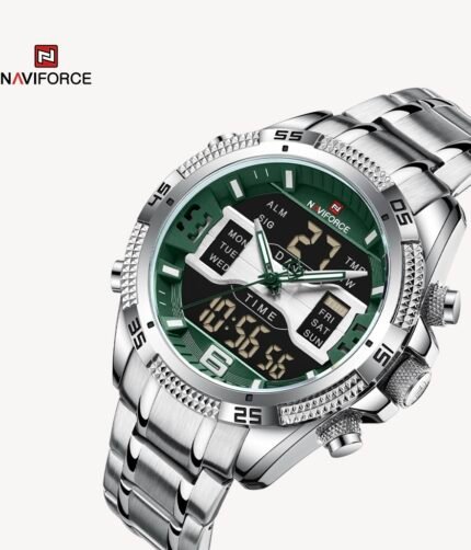 NaviForce Watch NF9201-Silver/Green