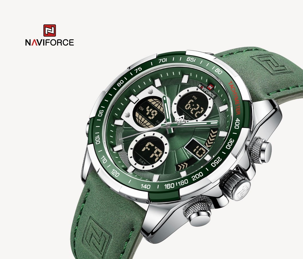 NWN_9197LGN NaviForce NF9197L Green Watch