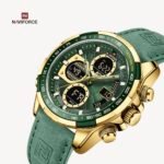 NaviForce Watch NF9197L-Green/Golden 1 NaviForce NF9197L Green/Golden Watch