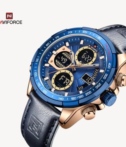 NaviForce NF9197L Blue/RoseGold Watch