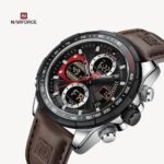 NaviForce Watch NF9197L-Black/D.Brown 1 NaviForce NF9197L B/D.BN Watch