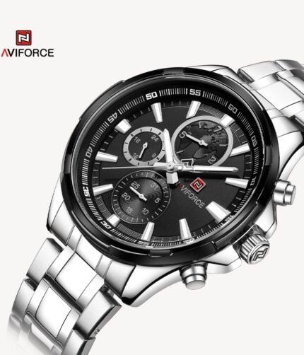 NaviForce Watch NF9089-Silver/Black