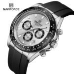 NaviForce Watch NF8054-Silver/White/Black 1 NaviForce NF8054 Watch