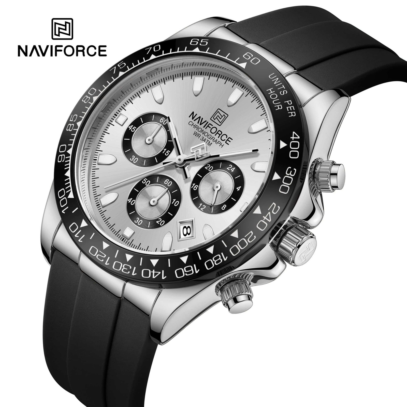 NWN_8054S/B/W NaviForce NF8054 Watch