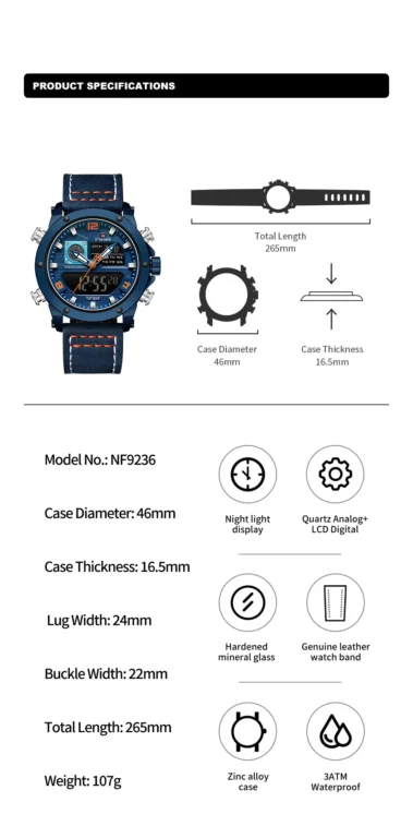 NaviForce Watch NF9236-Green 8