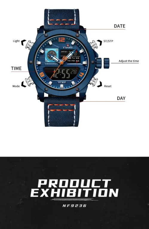 NaviForce Watch NF9236-Green 9