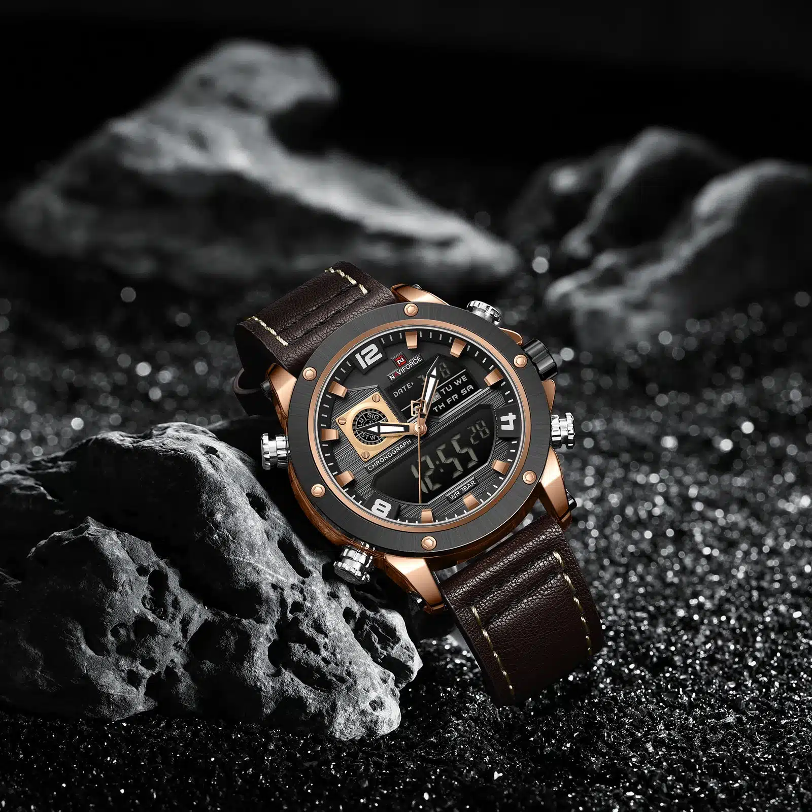 NWN_NF9236_RG/B NaviForce NF9236-RoseGold/Black