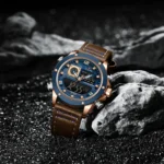 NaviForce Watch NF9236-Blue/Brown 2