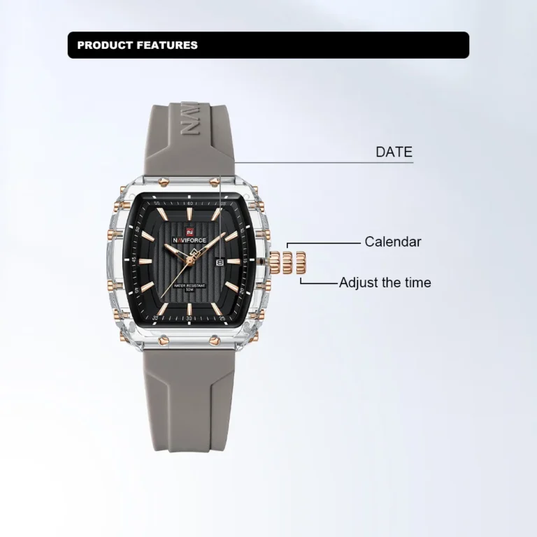 NaviForce Watch NF7124-Grey 9