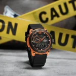 NaviForce Watch NF6104-Orange/Black 2