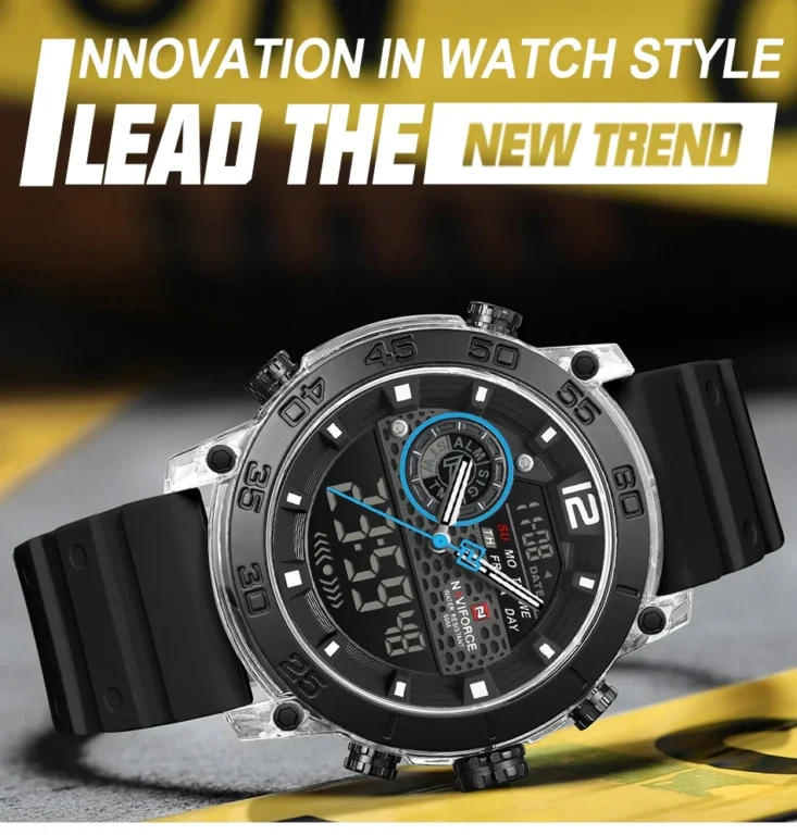 NaviForce Watch NF6104-Grey/White 5