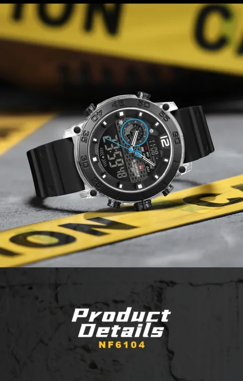 NaviForce Watch NF6104-Grey/White 10