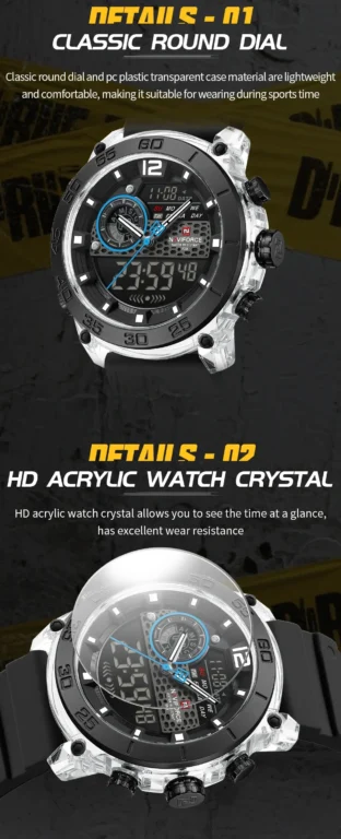 NaviForce Watch NF6104-Grey/White 11
