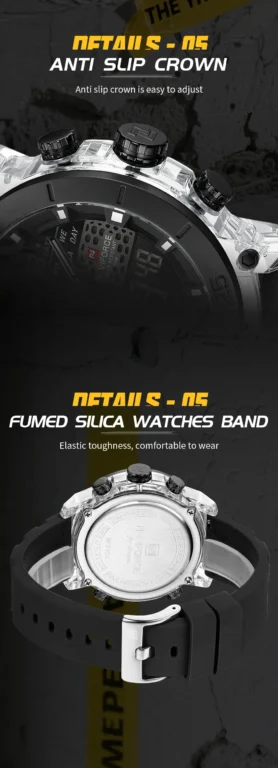 NaviForce Watch NF6104-Grey/White 13