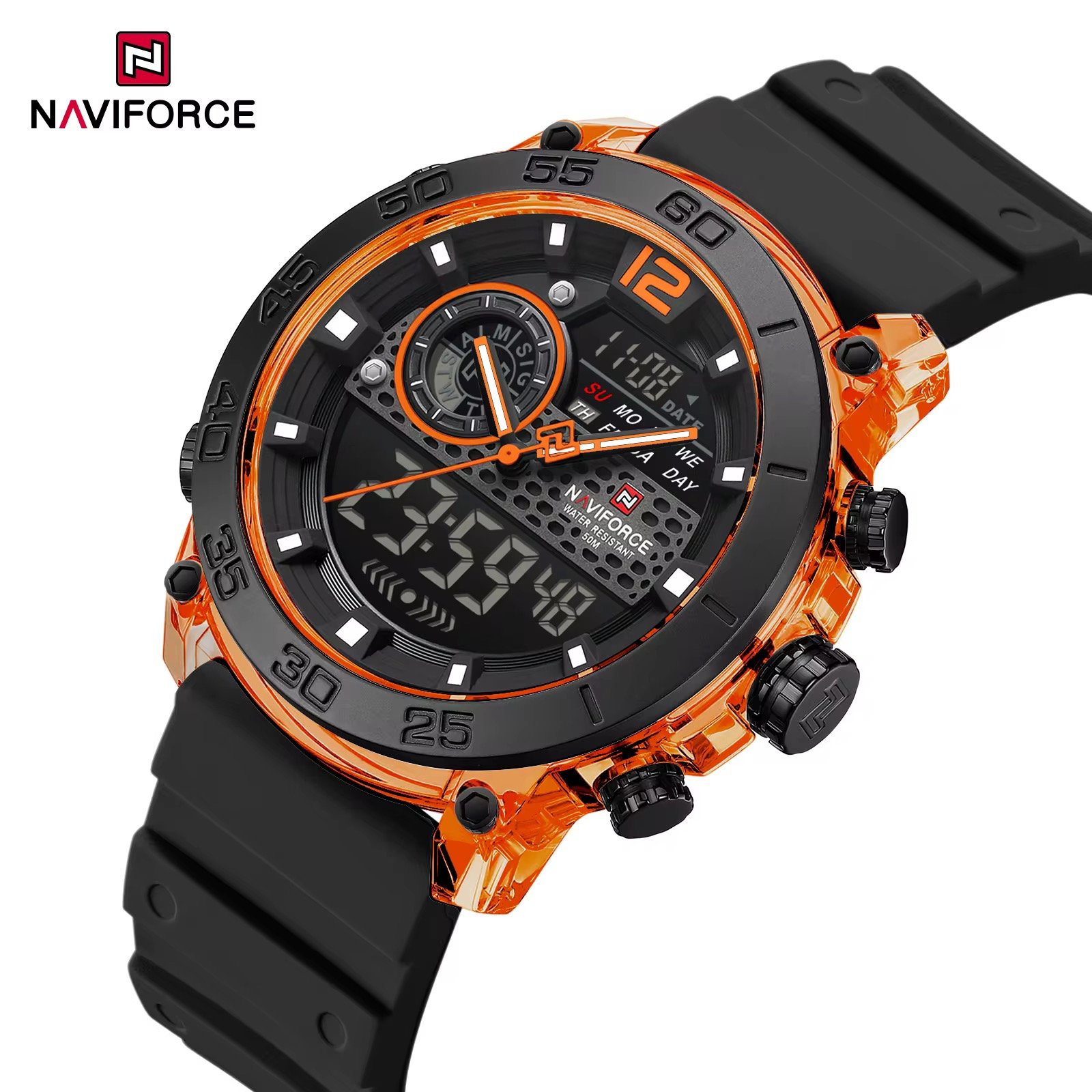NWN_NF6104_O/B NaviForce NF6104-Orange/Black