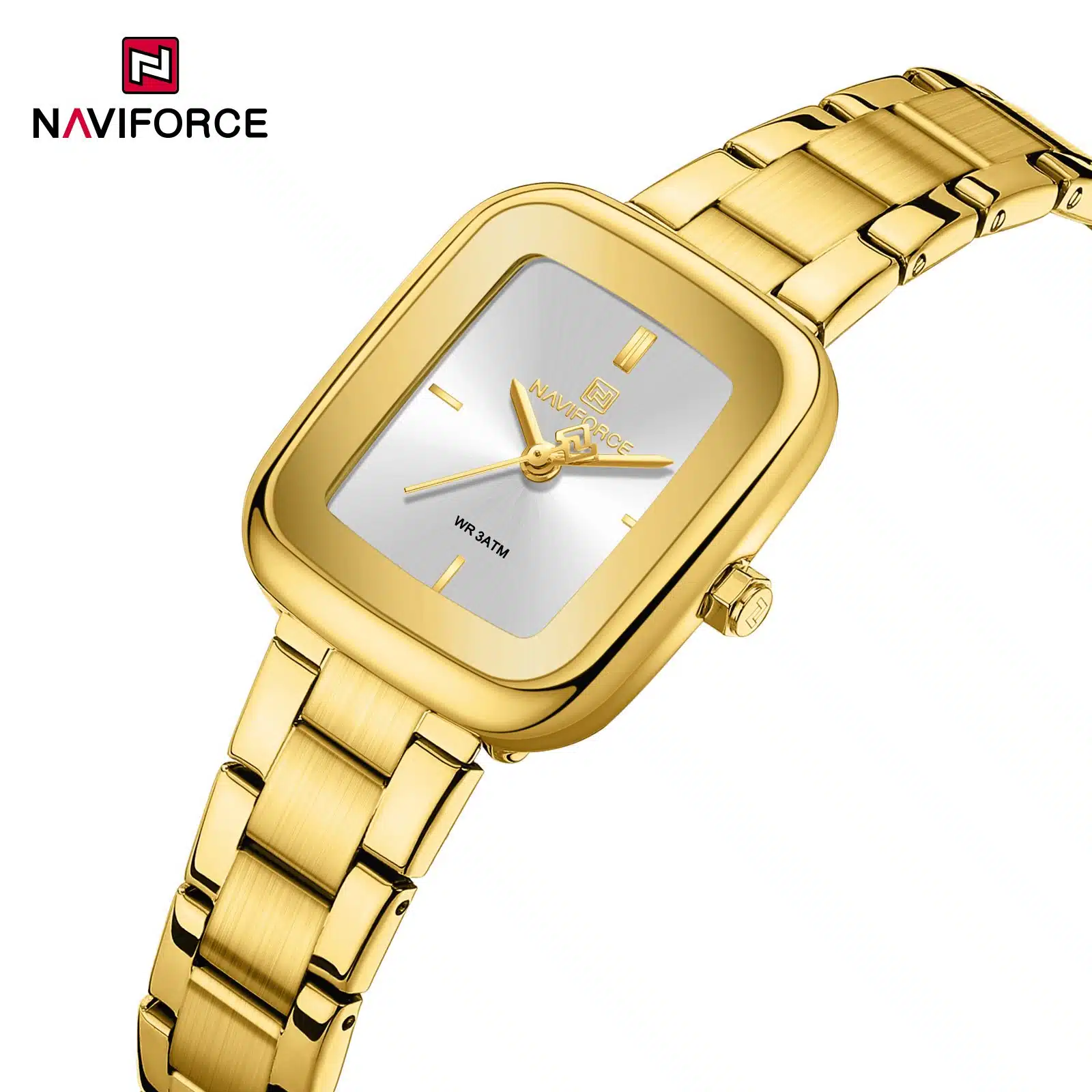 NWN_NF5075_G/W NaviForce NF5075-Golden/White