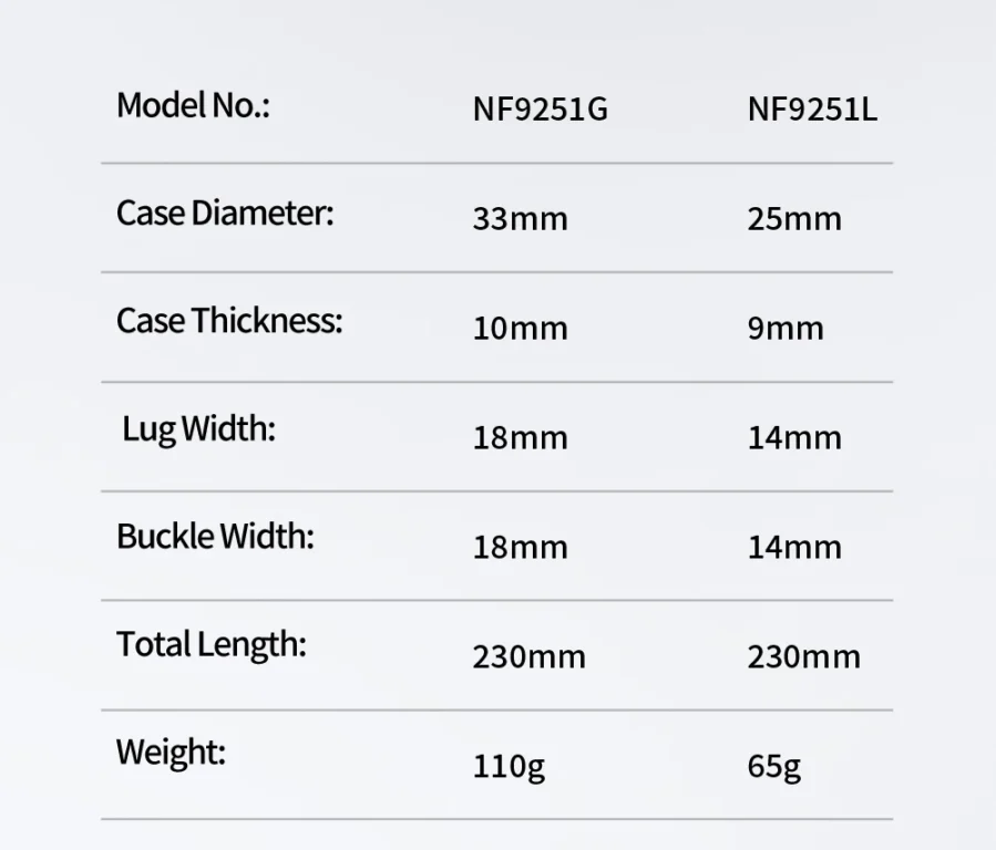 NaviForce NF9251-Silver Couple Watch 6