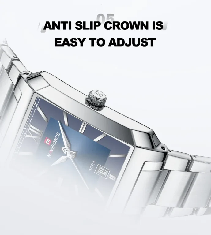 NaviForce NF9251-Silver Couple Watch 13