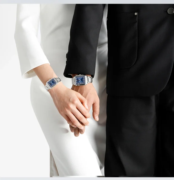 NaviForce NF9251-Silver Couple Watch 17