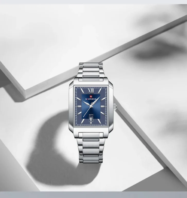 NaviForce NF9251-Silver Couple Watch 19