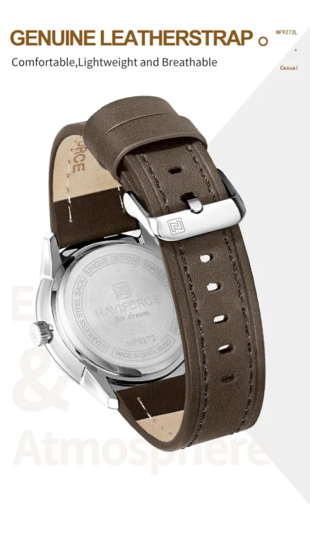 NaviForce Watch NF9272L-Green/Brown 14