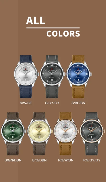 NaviForce Watch NF9272L-Green/Brown 18