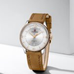 NaviForce Watch NF9272L-White/Brown 2