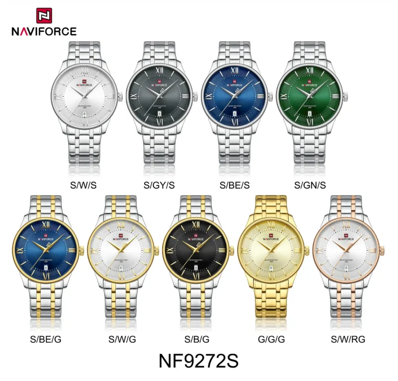 NaviForce Watch NF9272S-Silver/Blue 18