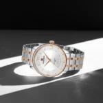 NaviForce Watch NF9272S – Silver/White/RoseGold 3