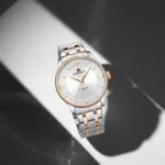 NaviForce Watch NF9272S – Silver/White/RoseGold 4
