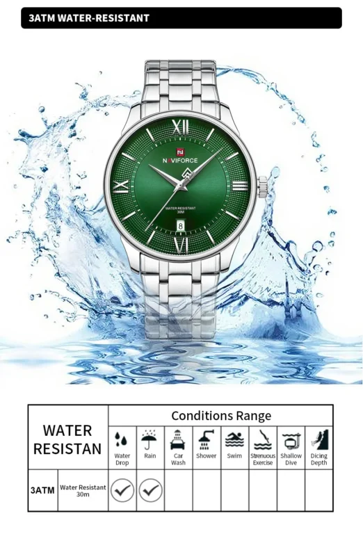 NaviForce Watch NF9272S-Silver/Blue 10