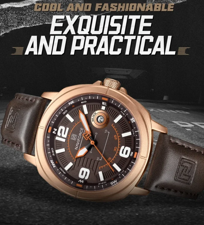NaviForce Watch NF8078 - RoseGold/Brown 7