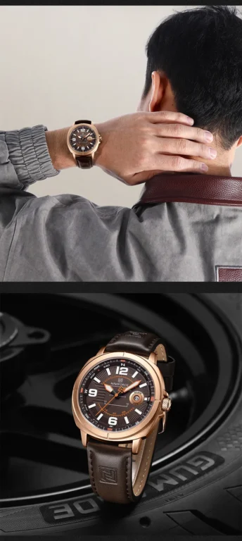 NaviForce Watch NF8078 - RoseGold/Brown 11