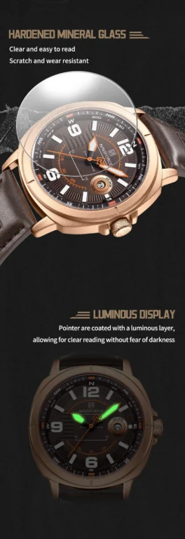 NaviForce Watch NF8078 - RoseGold/Brown 14