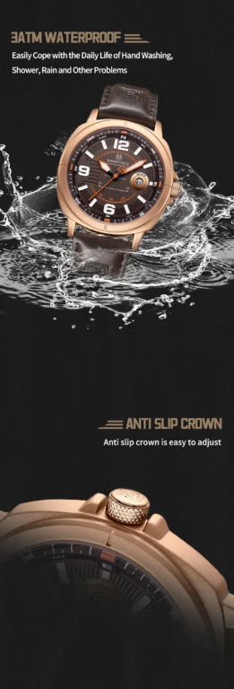 NaviForce Watch NF8078 - RoseGold/Brown 15