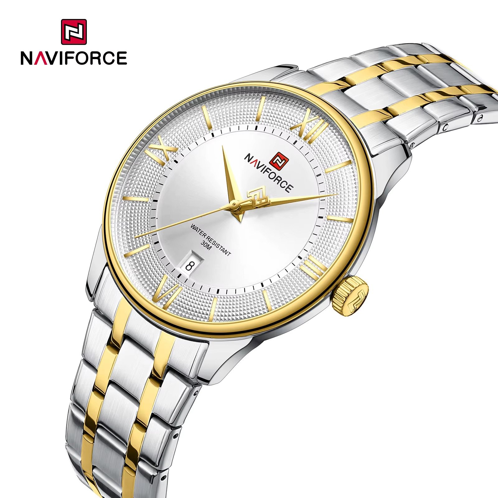 NWN_NF9272S_S/W/G NaviForce NF9272S – Silver/White/Golden
