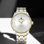 NaviForce Watch NF9272S – Silver/White/Golden 2