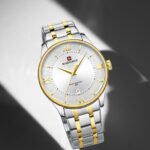 NaviForce Watch NF9272S – Silver/White/Golden 4