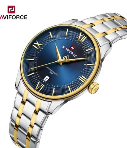 NaviForce NF9272S – Silver/Blue/Golden
