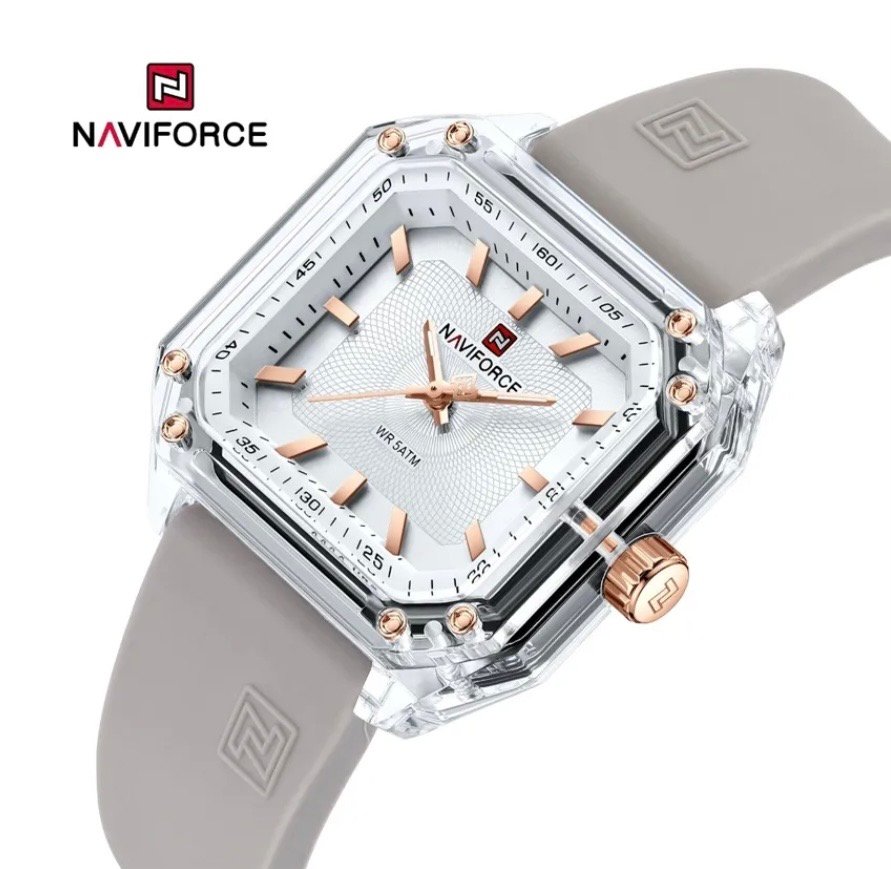 NWN_NF7106_GY/W NaviForce NF7106 – Grey/White