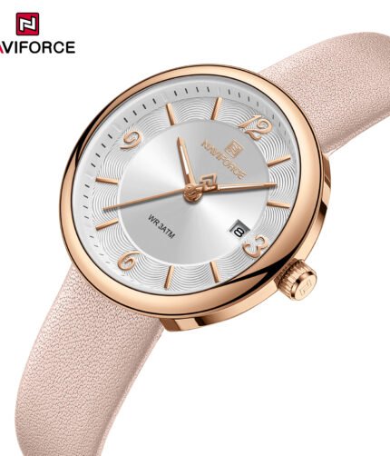 Home 21 NaviForce NF5076 – RoseGold/White/ChampagenePink