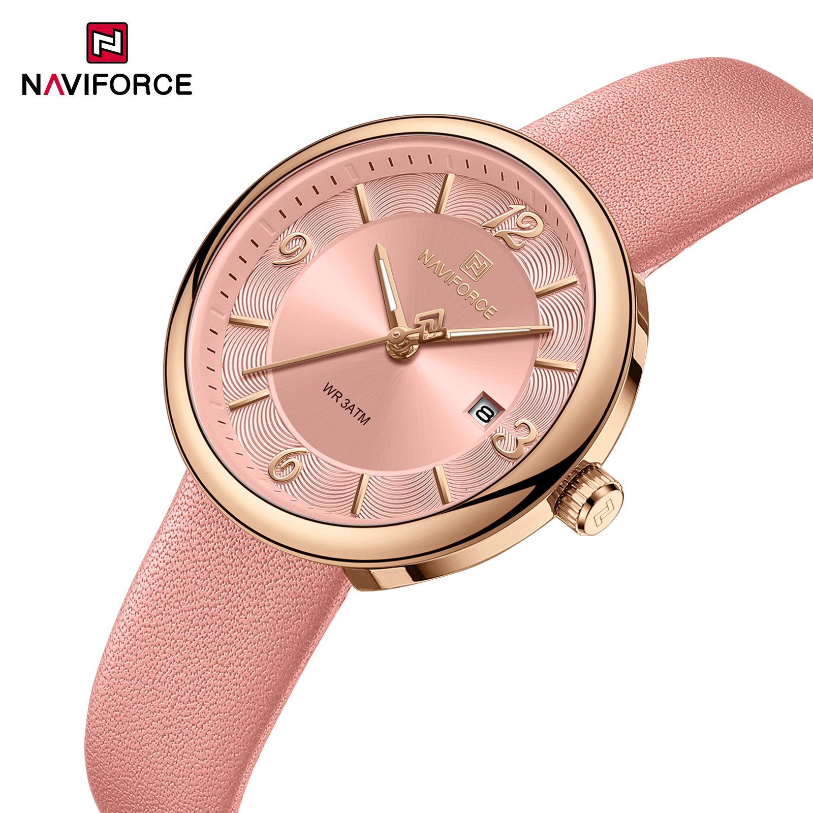 NWN_NF5076_P/RG NaviForce NF5076 – Pink/RoseGold