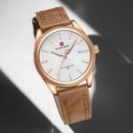 NaviForce Watch NF9276L – RoseGold/White/Brown 2