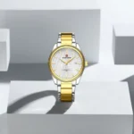 NaviForce Watch NF9276S – Silver/White/Golden 2