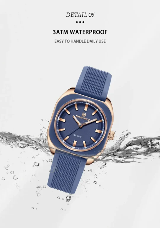 NaviForce Watch NF5061 – Blue/RoseGold 18