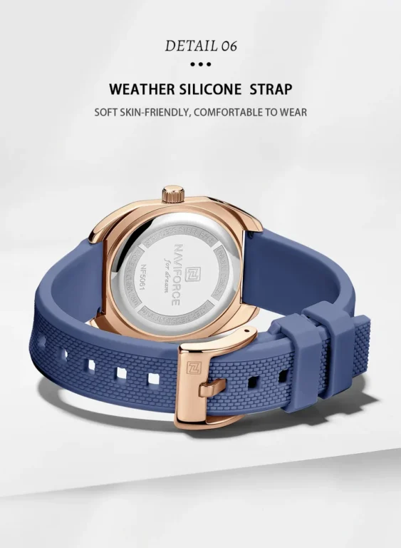 NaviForce Watch NF5061 – Blue/RoseGold 19