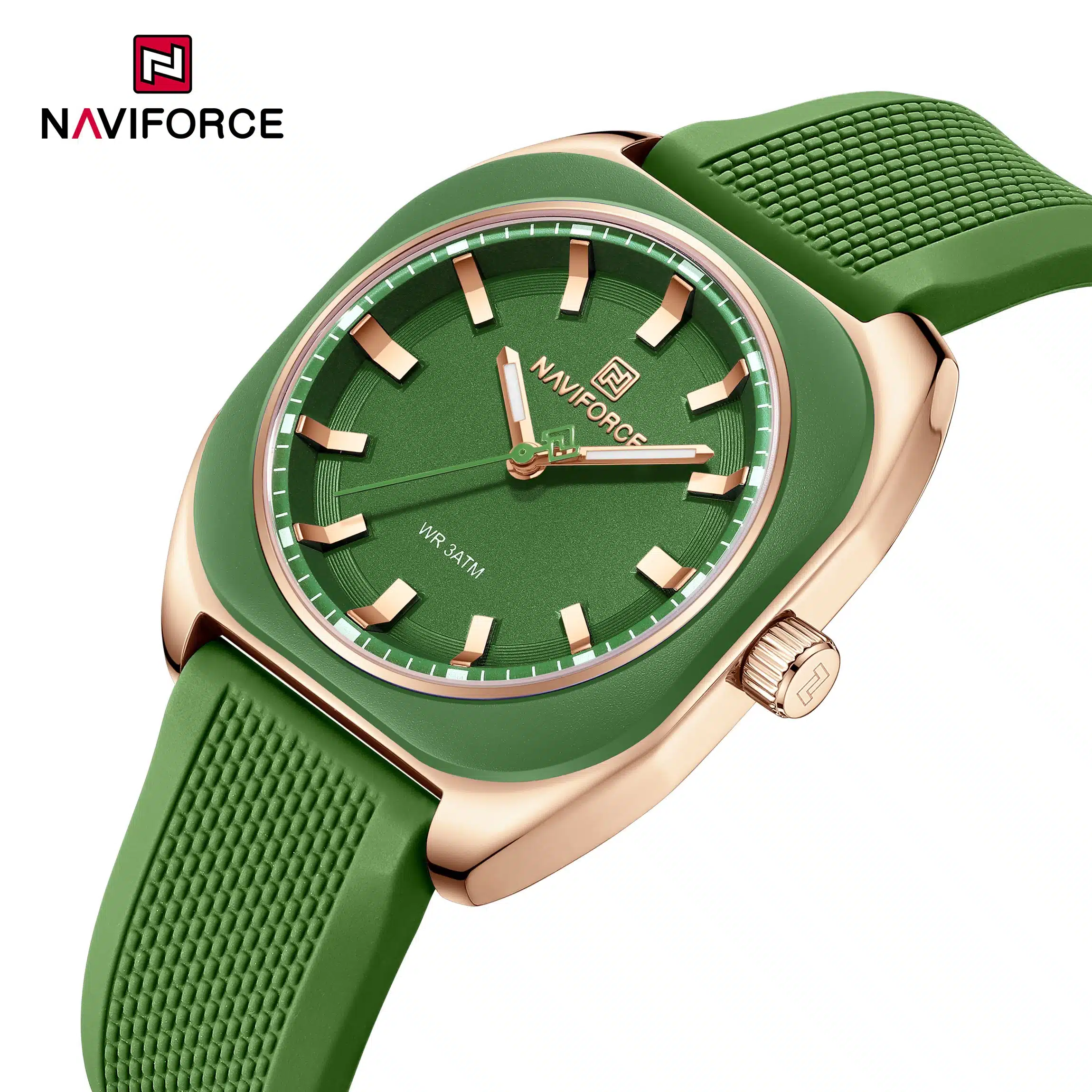 NWN_NF5061_GN/RG NaviForce NF5061 – Green/RoseGold