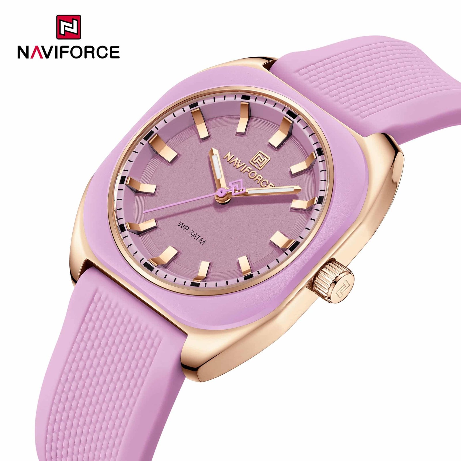 NWN_NF5061_PE/RG NaviForce NF5061 – Purple/RoseGold