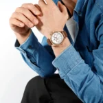 NaviForce Watch NF8082L – RoseGold/White/OrangeBrown 7
